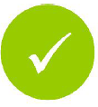 [Icon indicating compliance.]